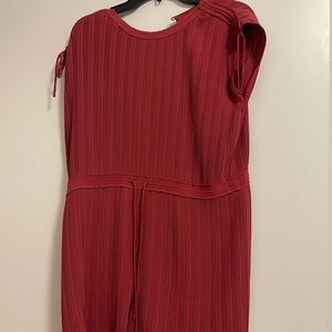 Pleated romper